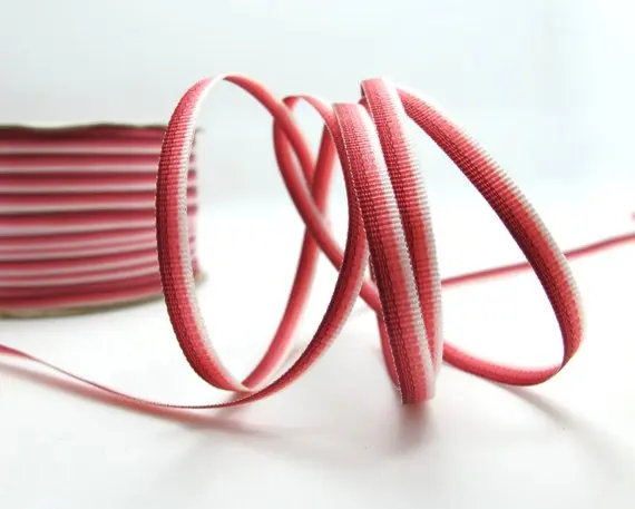 

10 Yards 3/16 Inch (4mm) Ombre Ribbon Trim|Red Narrow|Polyester|Doll Trim|Embellishment|Bow Flower Supplies
