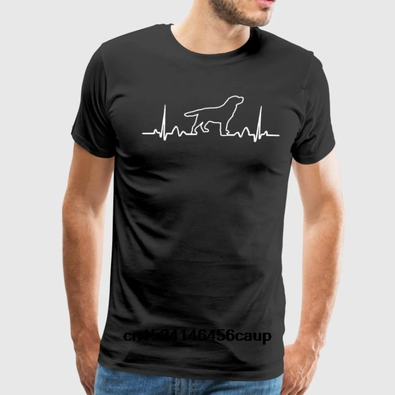 

100% Cotton O-neck Custom Printed Men T shirt Labrador Retriever(2) Women T-Shirt