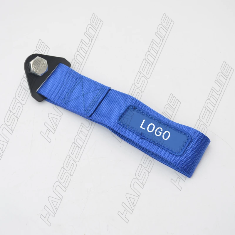 26 سنتيمتر Univresal مع الأحمر ، بولي ، الأخضر ، الأصفر لون دائم مقطورة حزام مقطورة سيارة سحب الحبال سحب هوك النايلون