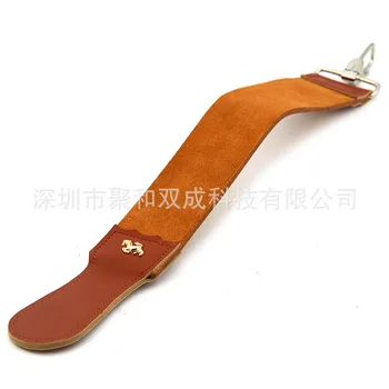 

by dhl 50pc Hot Professional Barber Shaving Leather Strop Double Layer Razor Cloth Sharpener Strap tool