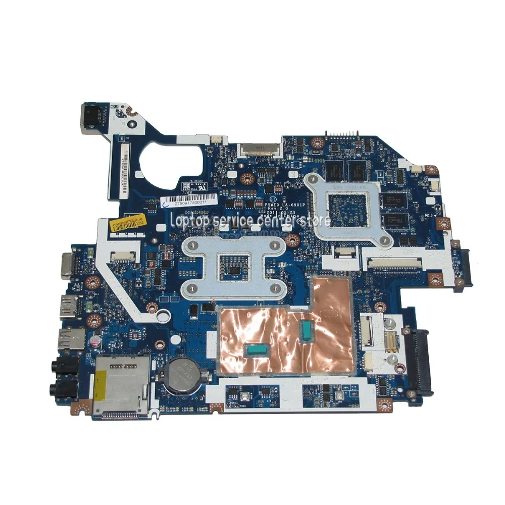 Материнская плата NOKOTION P5WE0 основная для ноутбука acer aspire 5750 5750G 5755 GT540M DDR3 MBRCG02004 MB.