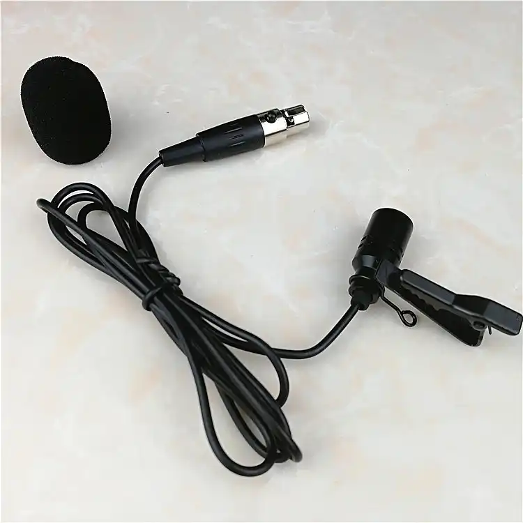 Professional Microphone Lapel Mini XLR 3 Pin TA3F Tie Clip On Lavaliere