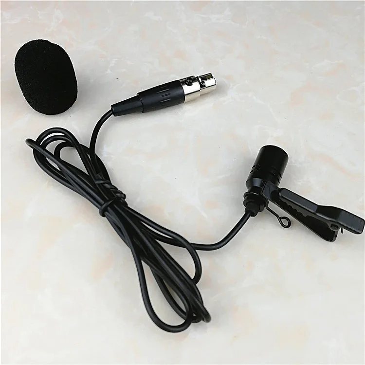 Конденсаторный мини Микрофон XLR петличный микрофон с зажимом для караоке 4