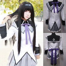 Envío libre madoka cosplay puella magi madoka magica Akemi Homura Cosplay Traje de cosplay de Anime Cosplay Cualquier Tamaño
