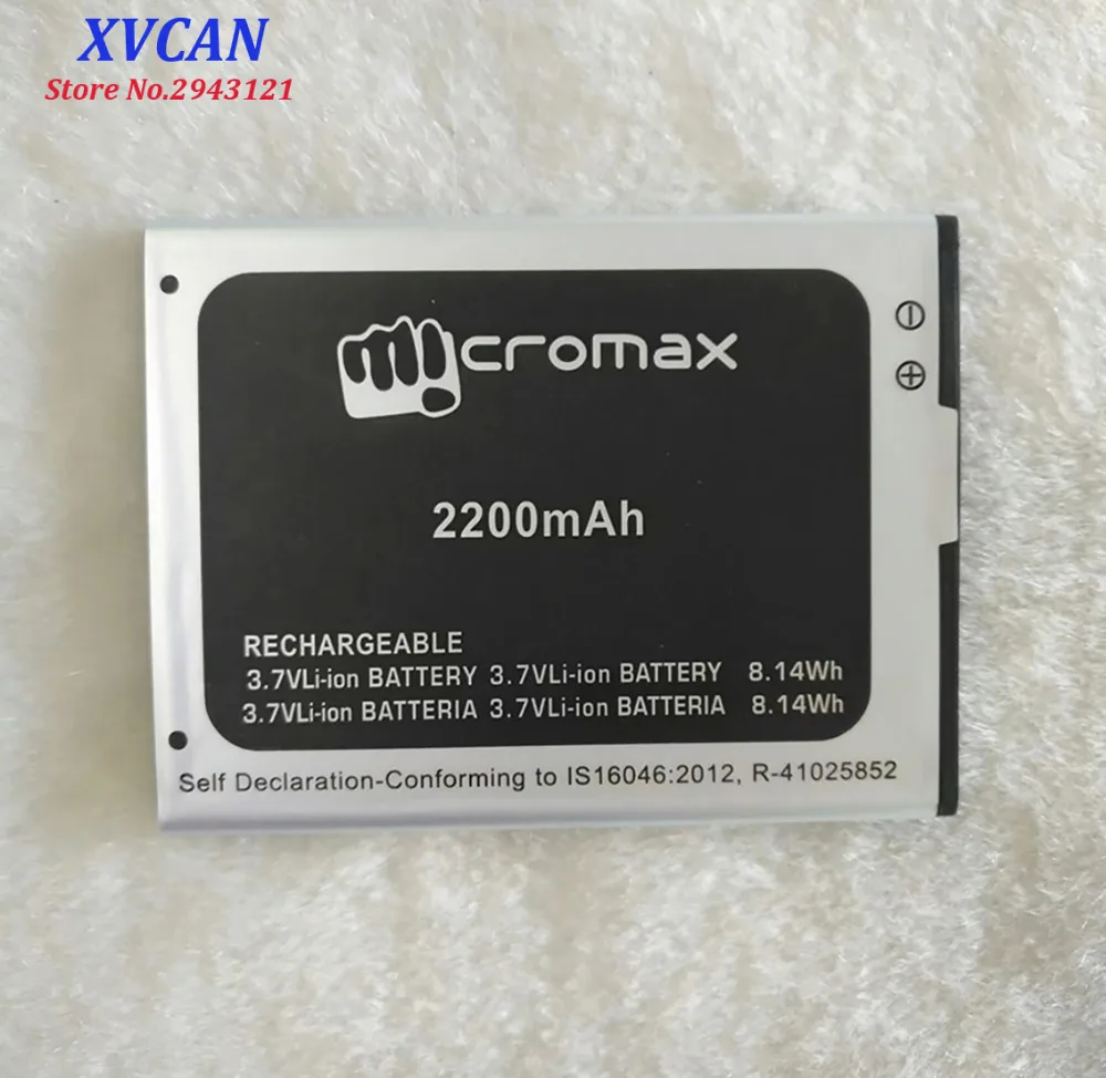 Высокое качество оригинальный для Micromax Q381 мобильный телефон литиевая батарея