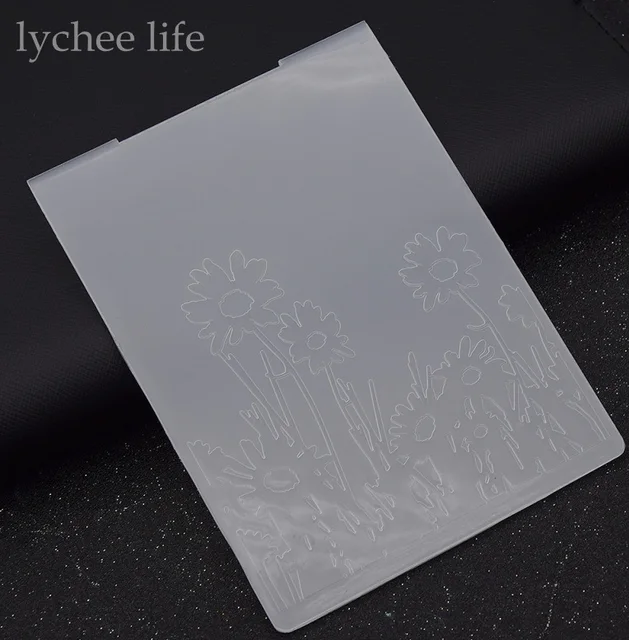 Lychee Plastic Embossing Map Voor Scrapbook Template Stempel Card Maken