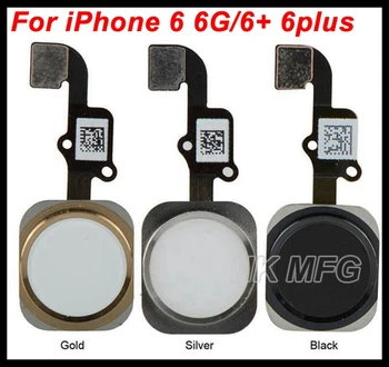 

XCHMFG Replacement For iPhone 6+ Home Button Assembly Key Button assembly For iPhone 6 6plus menu button Flex Cable