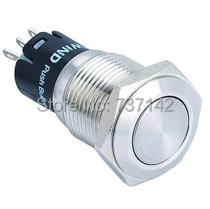 

(Hot !) 16mm waterproof Latching push button switch(PM162F-11Z/S/IP67,CE,ROHS)