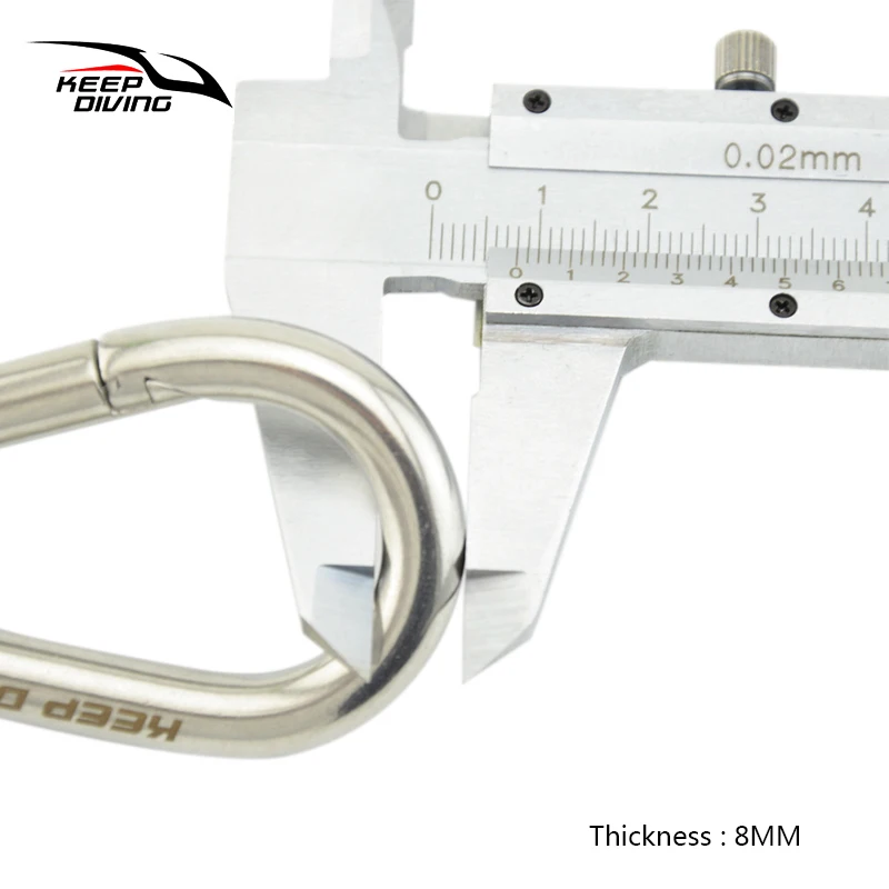 1 قطعة 316 الفولاذ المقاوم للصدأ الغوص هوك خطاف بنابض مسمار مُلَوْلبَ خُطافي مزود بمشبك كليب 50 MM 60 MM 80 MM معدات غطس 1 قطعة 316 الفولاذ المقاوم للصدأ الغوص هوك خطاف بنابض مسمار مُلَوْلبَ خُطافي مزود بمشبك كليب 50 MM 60 MM 80 MM معدات غطس