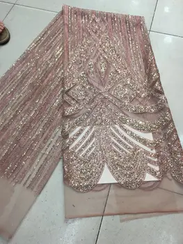 

glued glitter tulle mesh fabric yaking-195 glued glitter sequins lace fabric with beads for party dress