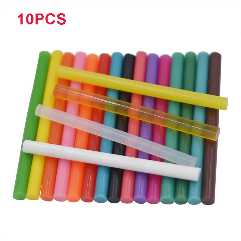 

7/11mmX100mm Hot Melt Glue Sticks Clear Colorful Vintage Sealing Wax Envelope Invitation Stamp Security Packaging Repair Tools