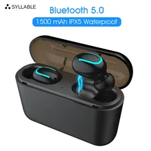 Bluetooth V5.0 слог Q32 наушники TWS беспроводные стерео спортивные наушники гарнитура Bluetooth наушники V5.0+ EDR для мобильного телефона