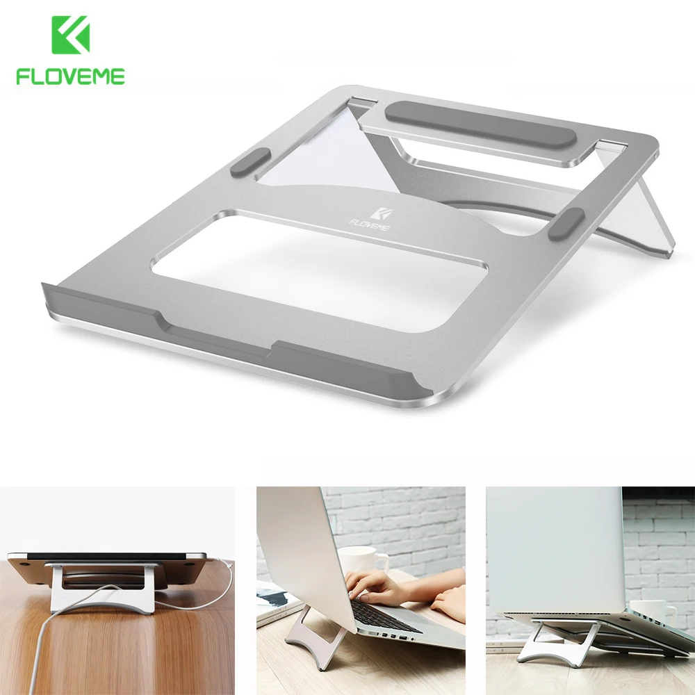 

FLOVEME Universal Use Notebook Laptop Holder Stand Support Aluminum Foldable Desk Holder For Macbook Notebook Dock Support