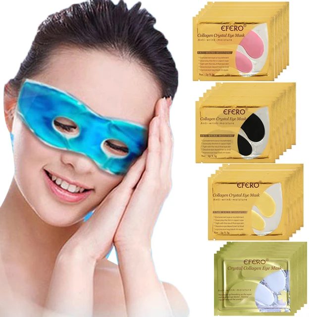 Cold Sleeping Eye Mask Relieve Eye Fatigue Cool Eye Patches Anti Wrinkle Dark Circle Puffiness