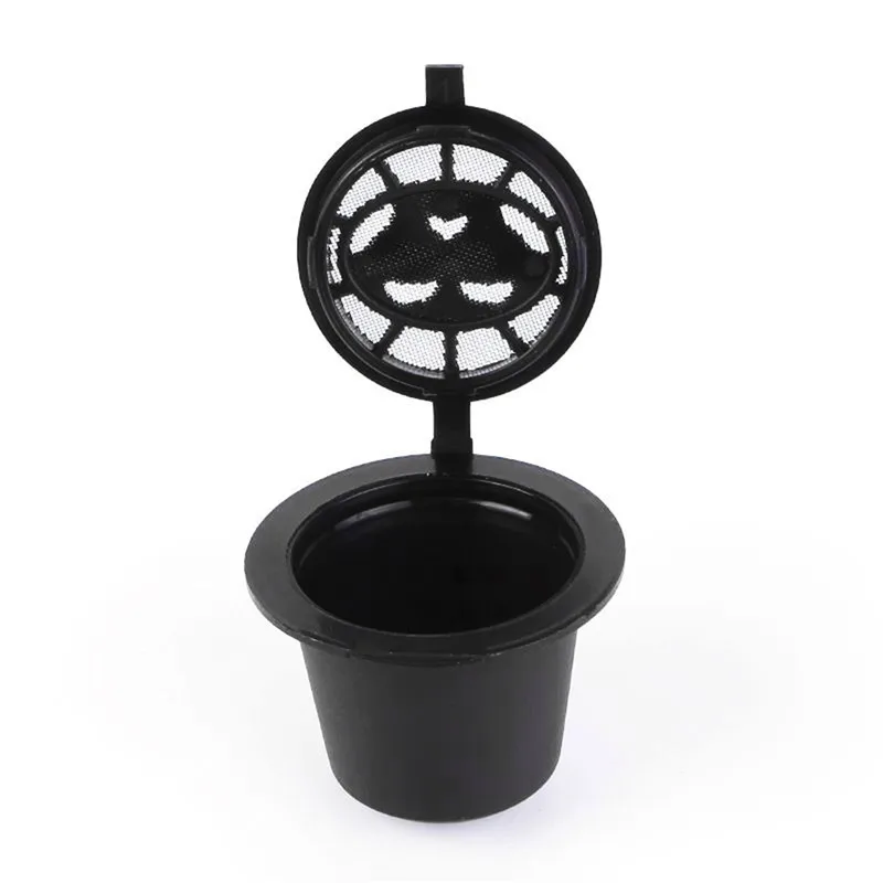 6 шт./компл. многоразовые капсулы кофе nespresso чашки с ложка кисточка черный
