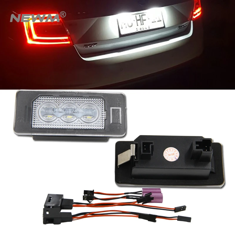 

Canbus LED License number plate lamp for Skoda Fabia II 5J / Combi Facelift Superb B6 Yeti