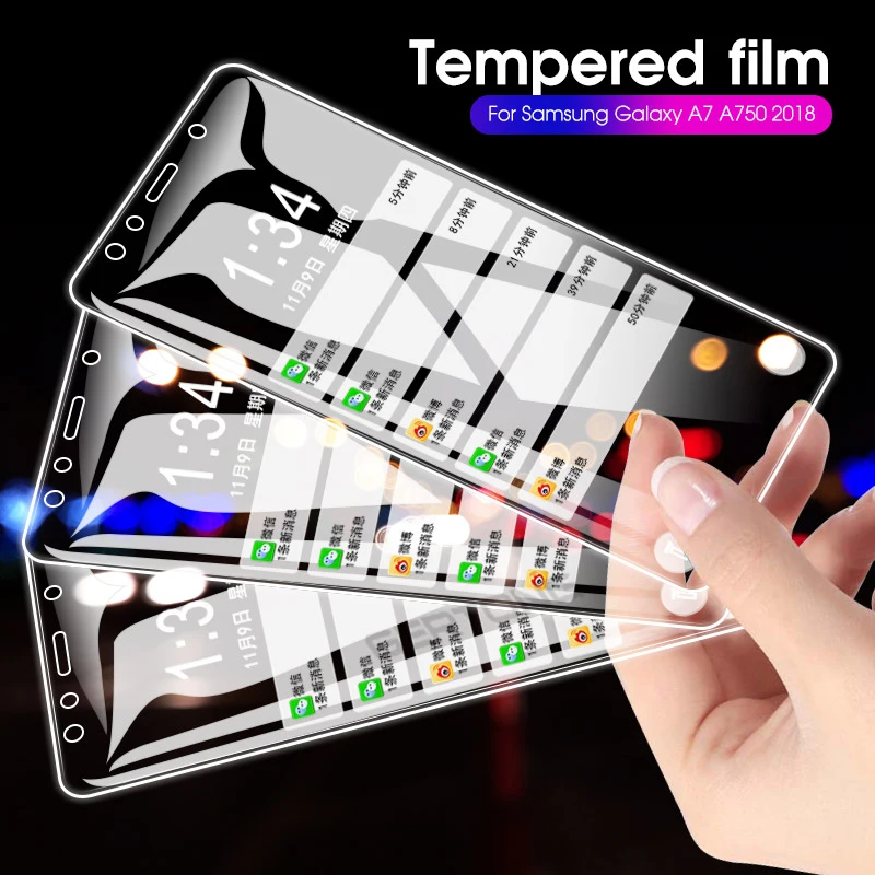 

3PCS/Lot Screen Protector For Samsung Galaxy A50 A70 A40 A7 2018 Tempered Glass For Samsung M10 M20 M30 A20 A60 A80 A30 A10 A90