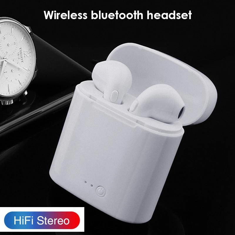 

HOT I7s TWS Wireless Bluetooth Earphones with mini Charge box Headsets Earbuds For Iphone X 6 7 8 plus Samsung Xiaomi Huawei LG