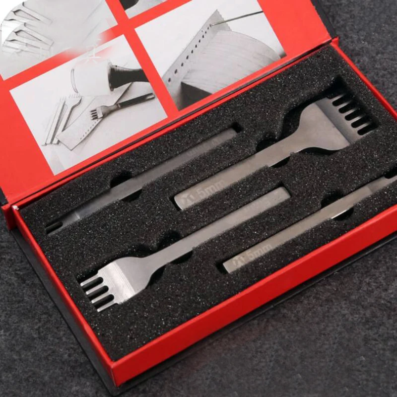 Preise Leder Kunst, handwerk   Nähen Leder handwerk Stanzen Klaue Schlagen stechen Eisen diamant form 1 2 4 6 10 zähne 3 4 5 6mm