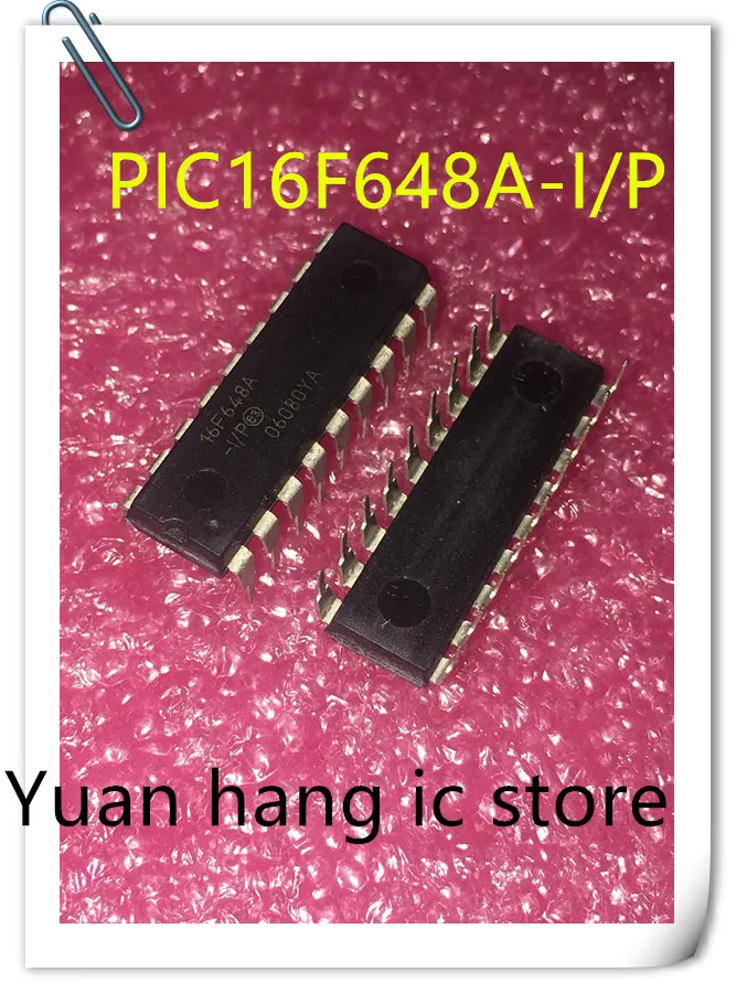 10pcs lots PIC16F648A I P PIC16F648A PIC16F648 16F648A I P DIP 18 In stock
