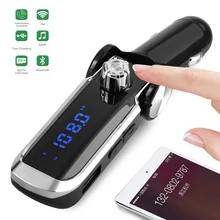 

Bluetooth Car Kit Wireless Fm Transmitter Radio Adapter FM Modulator Handsfree Mp3 Music Player USB Car Charger For Smartphone