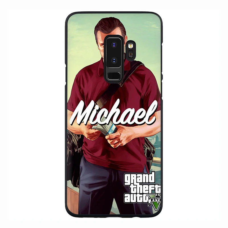 GTA 5 Grand Theft мягкий чехол для телефона samsung Galaxy M10 20 30 S6 7 Edge S8 9 10 Plus Note8 9 - Цвет: B8