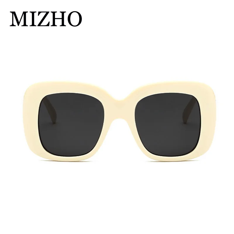 Модные большие квадратные солнцезащитные очки MIZHO 2020 женские брендовые
