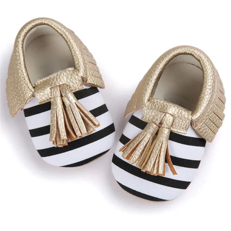 Summer Spring Children Popular Baby Crib Tassels Bowknot Shoes Infant