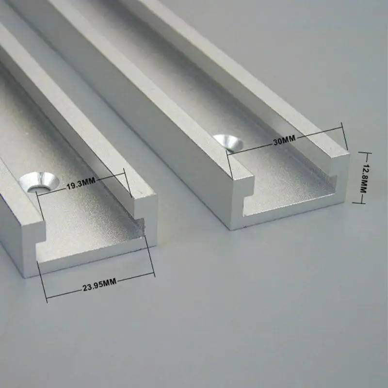 T-tracks Slot Miter Track Excellent Aluminum Alloy Miter Bar Slider Table Saw Gauge Rod Surface Anodizing Treatment Mode