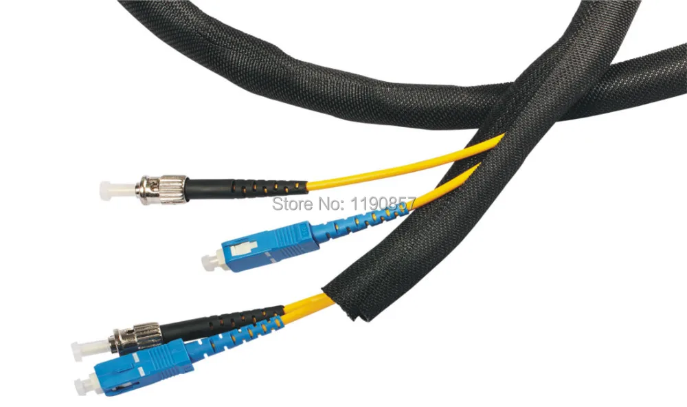 

10 feet of 3/16" diam. (5.0mm) F6 WOVEN WRAP SPLIT BRAIDED SLEEVING Black free shipping