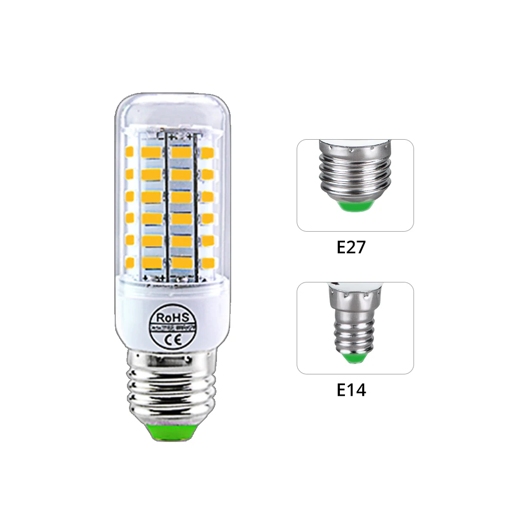 

E27 LED Lamp E14 LED SMD 5730 Corn Light Bulbs 24 36 56 72 81LEDs Lamparas LED Chandelie for Home Decoration Ampoule LED Light