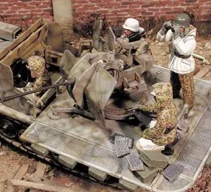 

1/35 flak crew just include 4 soldiers Historical toy Resin Model Miniature Kit unassembly Unpainted