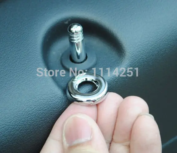 ABS Хромированная кнопка блокировки двери молдинги 4 шт./компл. Silve наклейка для Jeep Патриот 2011 2012 2013
