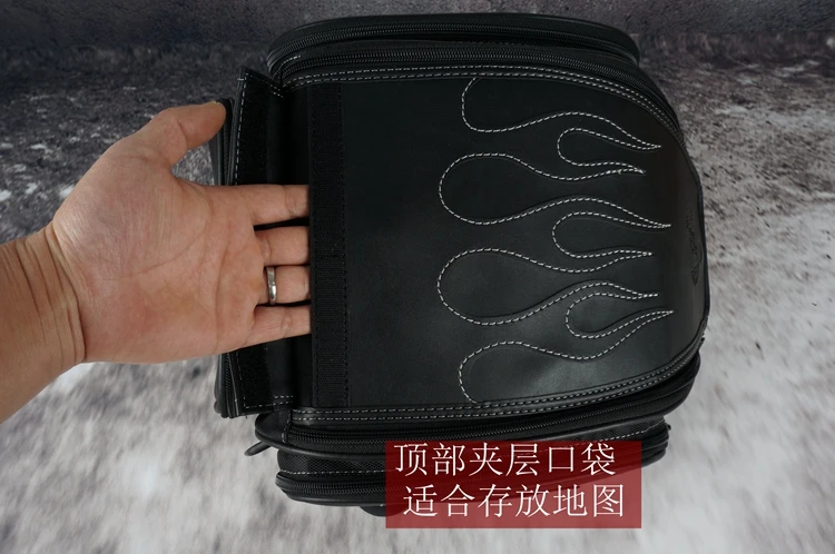 Harley & Cruiser   flame  tail Bag a8