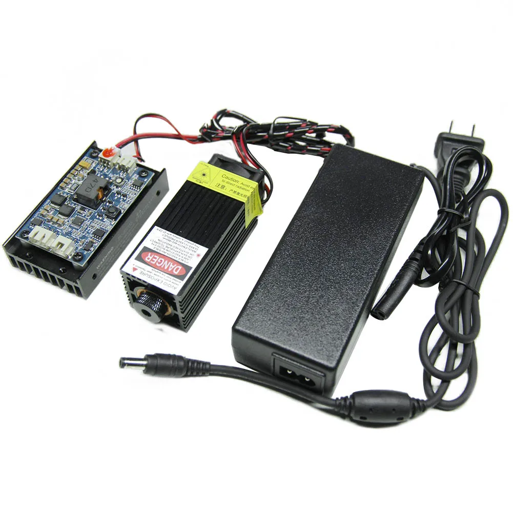 

5W red Head Engraving Module with TTL 450nm Blu-ray Wood Marking Cutting Tool GHS99