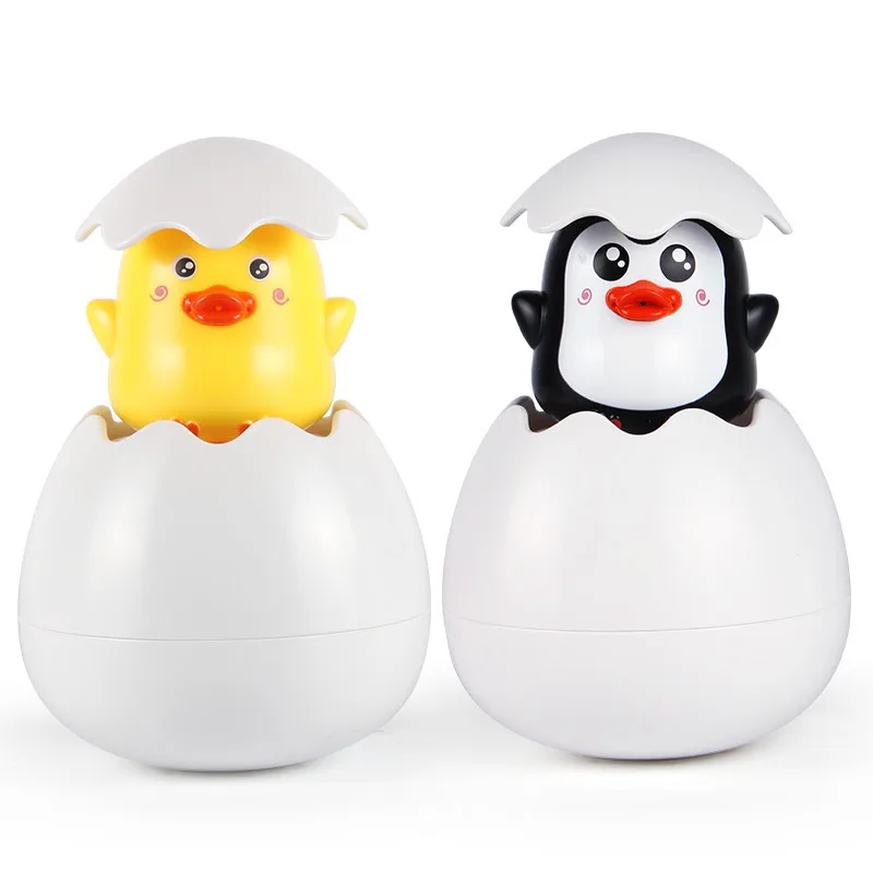

Joylong Baby Shower Boy Bath Toys For Kids Plastic Cartoon Penguin Chicks Water Toys For Children Pool Other Tools Bathroom Toy
