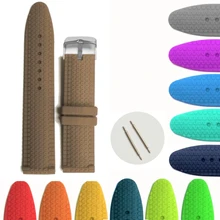 24 мм темно-коричневый цвет Силиконовая форма-украшение для торта унисекс для ремешка часов WB1070R24JB