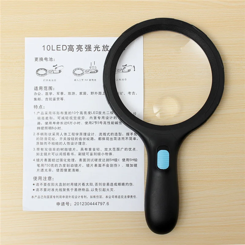 Magnifier illuminated 1