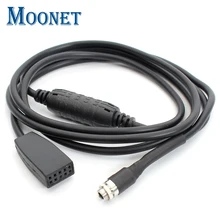 Moonet AUX вход Адаптер cd-чейнджер кабель для BMW E46 MP3 iPod iPhone Apple Женский Джек QX087