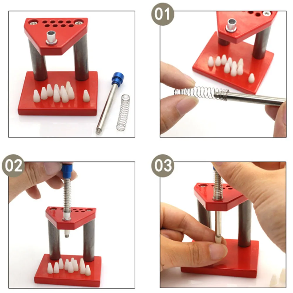 Инструменты для ремонта часов Ручной пресс экстрактор съемника Плунжер набор для удаления