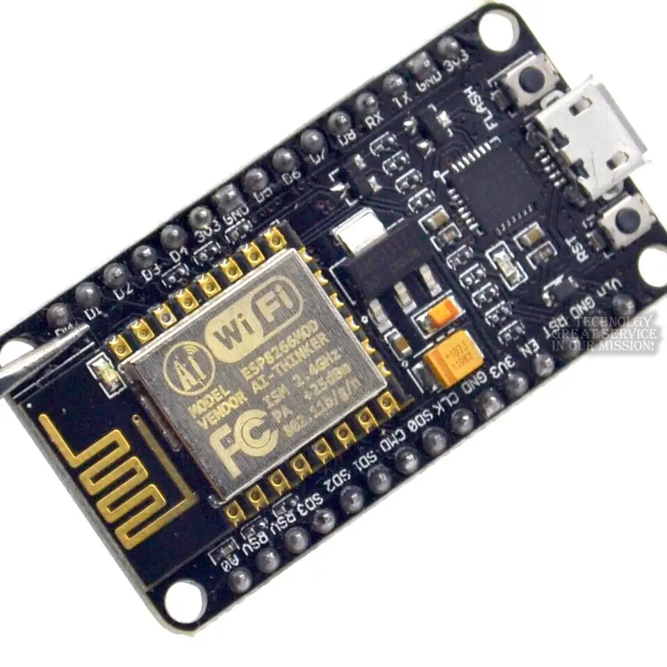 Wireless module NodeMcu Lua WIFI Internet of Things development board based ESP8266 CP2102 with pcb Antenna and usb 10pcs/lot