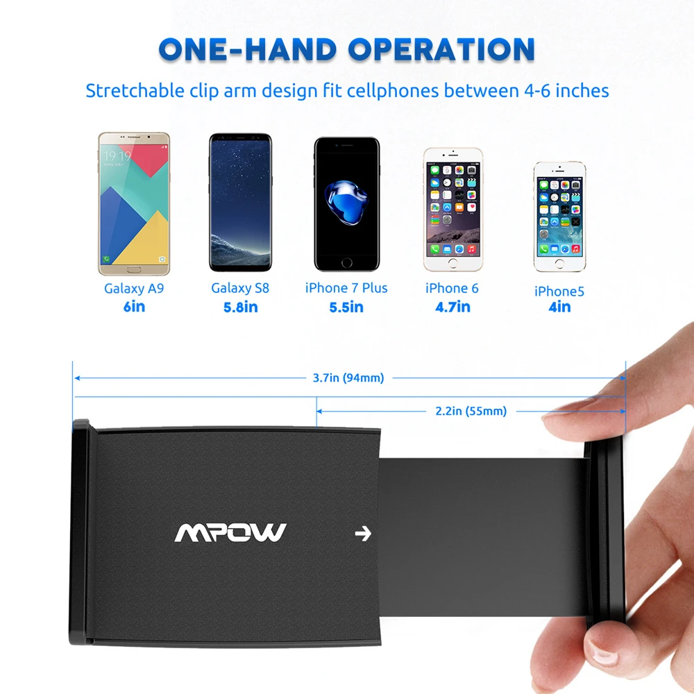 Оригинальный Автомобильный держатель MPOW с CD слотом универсальный телефонный