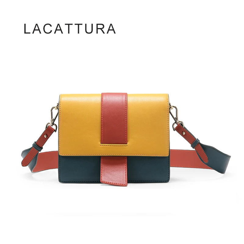 LACATTURA 2018 сумка в Корейском стиле модная брендовая дизайнерская женская на плечо