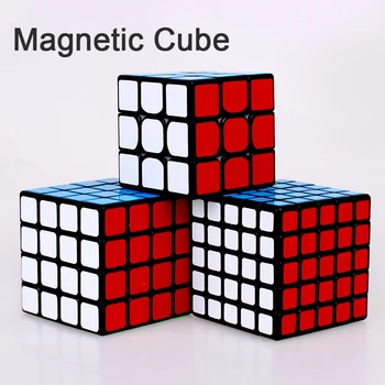 

Sengso 3x3x3 Mr.M Magnetic Magic Cube Profession 4x4x4 Magnets Speed Cubes Stickers Puzzle cubo 5x5x5 aducational toys for kids