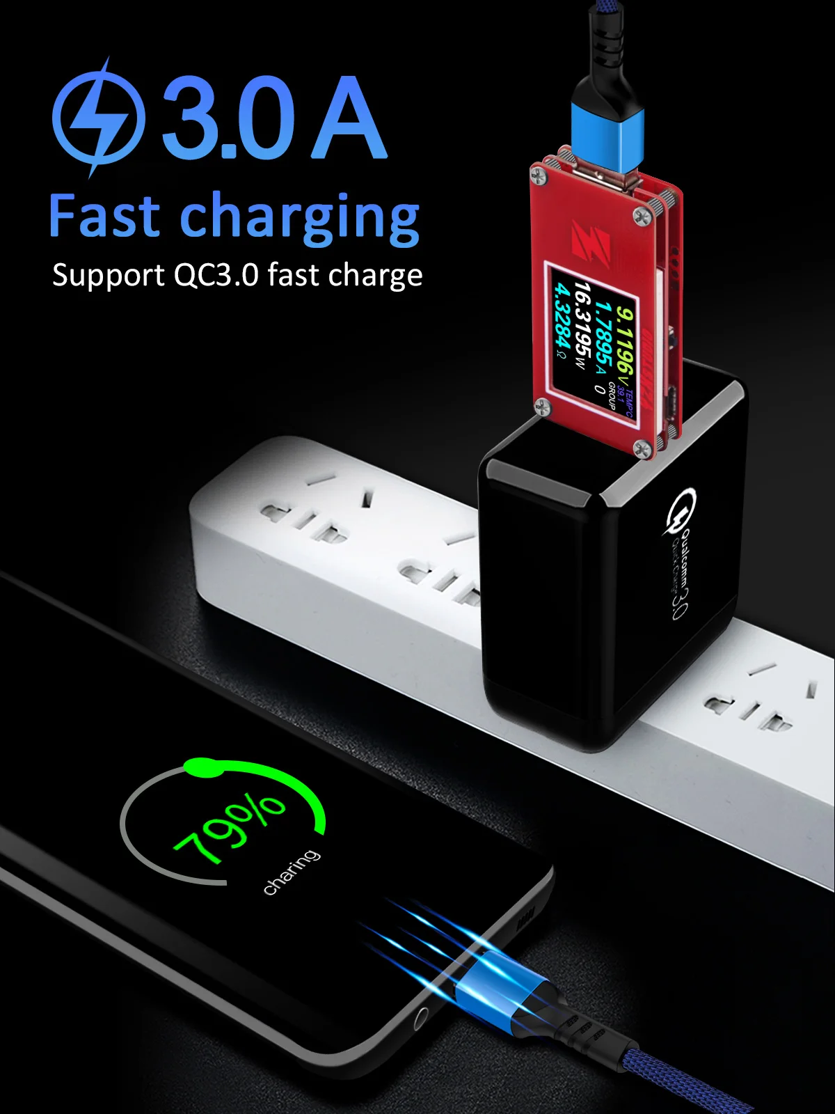 ANKNDO Micro USB кабель Quick Charge 3A Android тканевый плетеный кабель для передачи данных 1 м 2 м USB ЗУ для мобильного телефона Быстрая зарядка мягкий провод