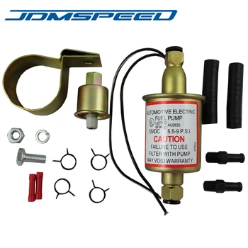 

Free Shipping-JDMSPEED UNIVERSAL ELECTRIC FUEL PUMP GAS DIESEL CARBURETED WITH INSTALLATION KIT E8012S
