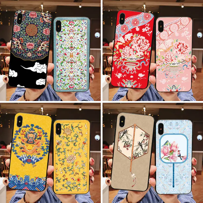 

Palace Country Wind For Iphone 6 6s 7 8P X Xs Xr Max Palace Country Wind Silicone Soft Shell Phone Case