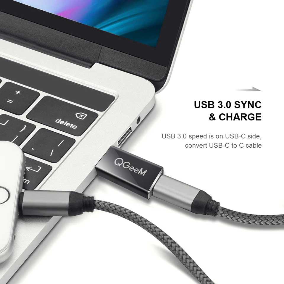 QGeeM USB 3 1 Type C мама к 0 папа порт адаптер 10 Гбит/с A Разъем синхронизации данных для