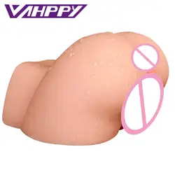 1 кг силиконовые большая задница 3D секс-кукла искусственная вагина анус Двойные каналы секс-игрушки для мужчин мужской мастурбатор чашка