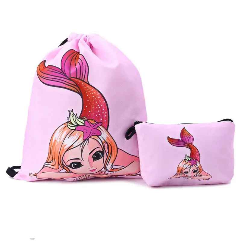 

Drawstring Bag Backpack Cinch Sack School Bookbag Swimming Travel Handbag Adults Kids Sports Rucksacks
